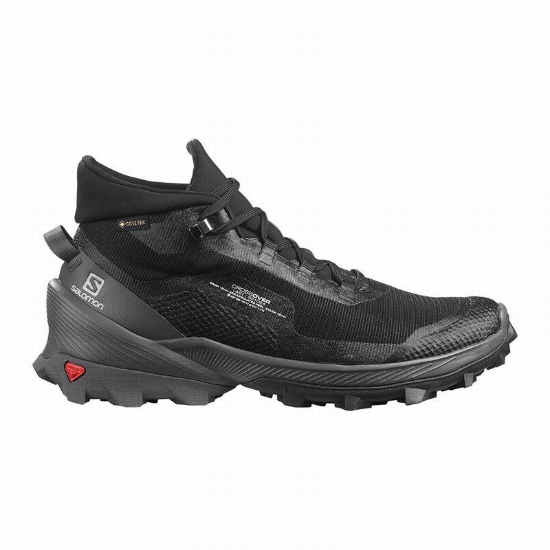 Salomon CROSS OVER CHUKKA GORE-TEX Zapatillas Trekking Mujer - Negras - Colombia (67591-PAKH)